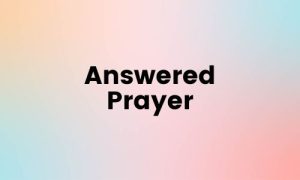 answered prayer