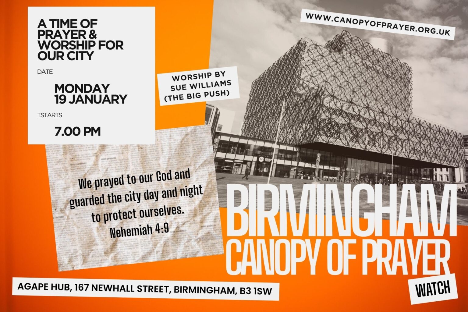 Birmingham Canopy of Prayer watch