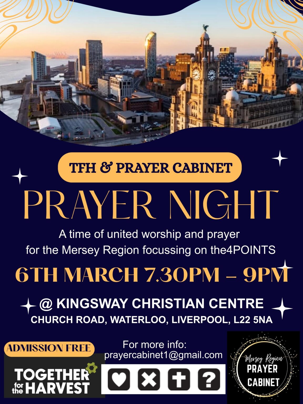 Mersey Prayer Cabinet prayer night