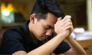 praying